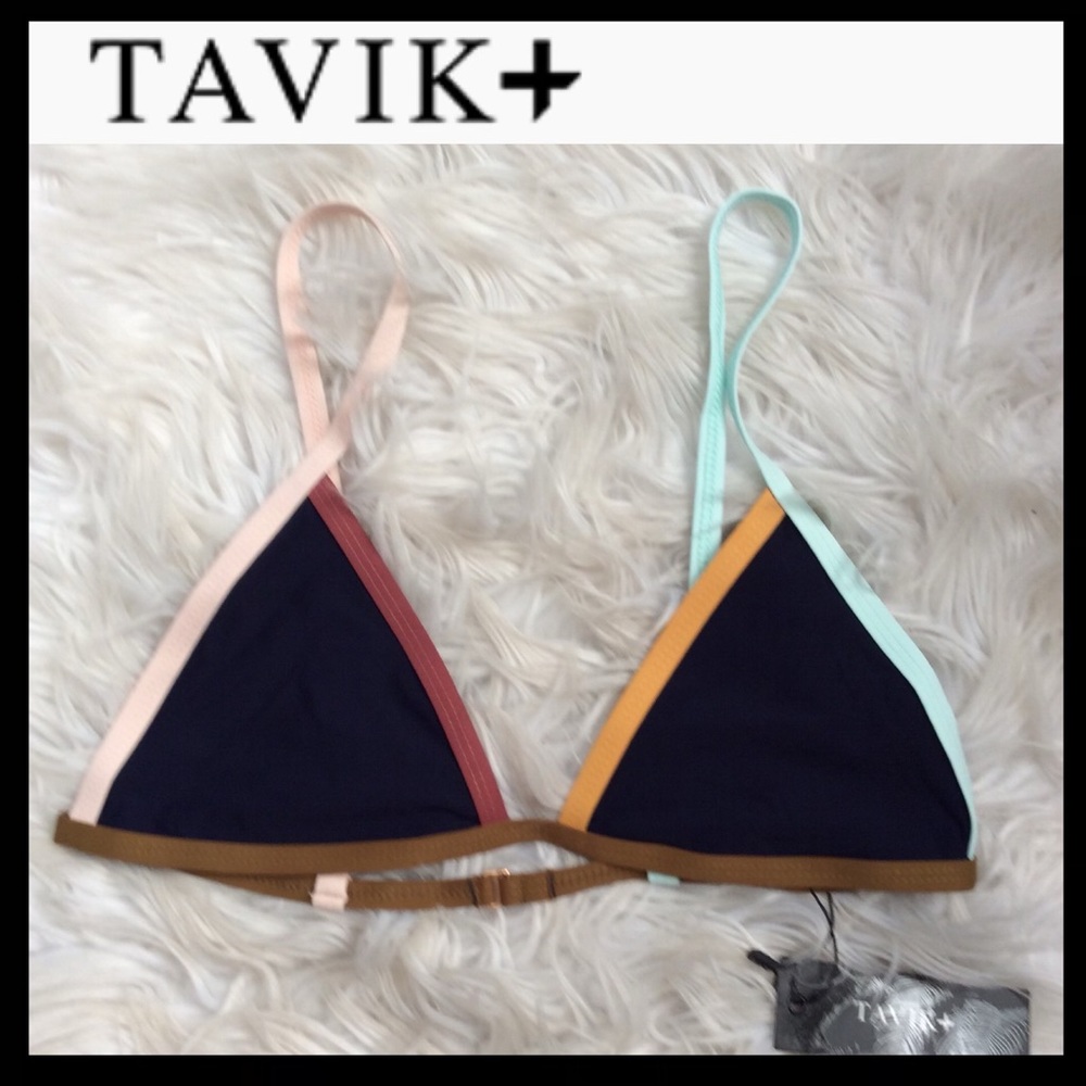 NWT Tavik Jett Triangle Colorblock Top - Picture 4 of 8